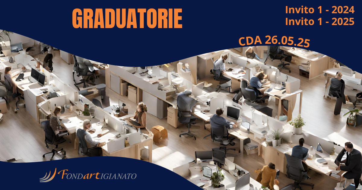 Graduatorie Approvate per Invito 1-2024 e Invito 1-2025 - CdA del 26.05.2025