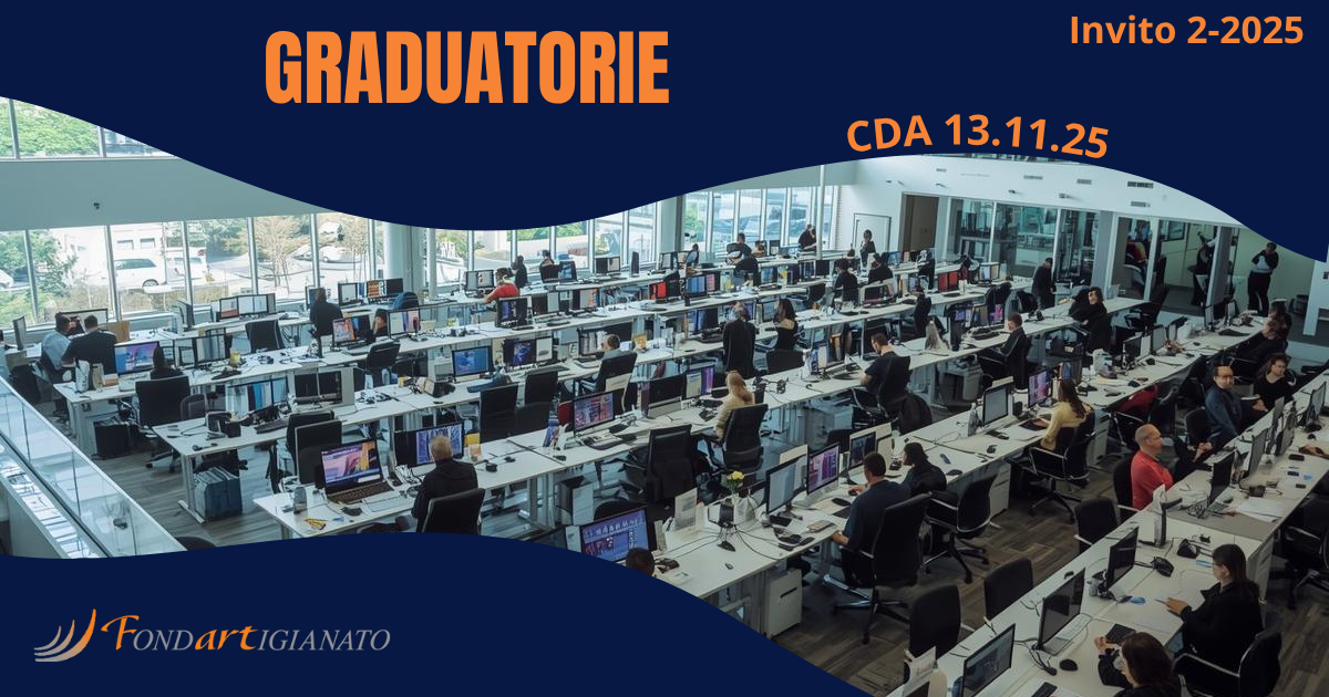 Graduatorie Approvate Invito 2-2025 Linea 1, Linea 3, Linea 8, Linea 10 e Conto Aziendale CdA del 13.11.2025