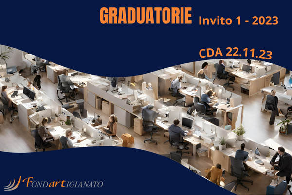 Graduatorie Approvate per Invito 1-2023 - CdA del 22.11.2023