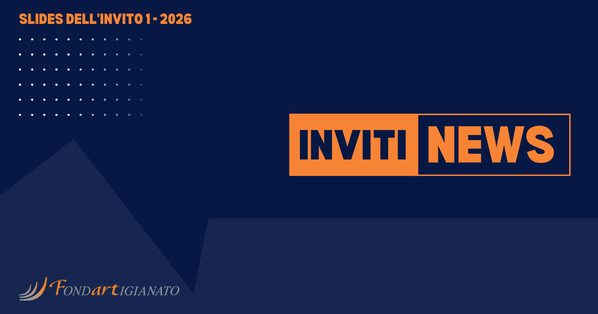 Pubblicate le slide esplicative del seminario di presentazione dell’Invito 1/2026